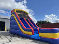 Double Lane Inflatable Waterslide rental in the Victoria Texas area.