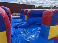Double Lane Inflatable Waterslide rental in the Victoria Texas area.