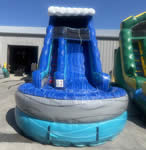 Caribbean Inflatable Waterslide rental in the Victoria Texas area.