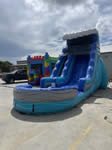 Caribbean Inflatable Waterslide rental in the Victoria Texas area.
