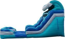 Aqua breeze double Lane Inflatable Waterslide rental in the Victoria Texas area.